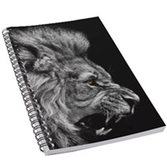 Angry Male Lion Roar 5 5  X 8 5  Notebook by Wav3s