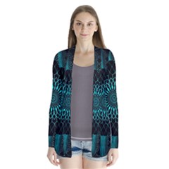 Ornament District Turquoise Drape Collar Cardigan by Ndabl3x