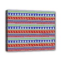 Christmas Color Stripes Pattern Canvas 10  x 8  (Stretched) View1