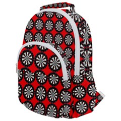 Dart Board Target Game Rounded Multi Pocket Backpack by Ndabl3x