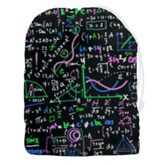 Math-linear-mathematics-education-circle-background Drawstring Pouch (3xl) by Vaneshart