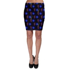 Background Pattern Graphic Bodycon Skirt by Vaneshop