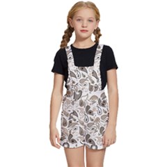 Paisley Pattern Background Graphic Kids  Short Overalls by Vaneshop