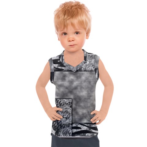 Background Pattern Geometric Design Kids  Sport Tank Top by Vaneshop