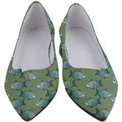 Fishes Pattern Background Theme Women s Block Heels  by Vaneshop