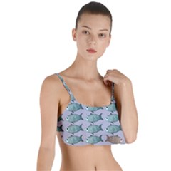 Fishes Pattern Background Theme Art Layered Top Bikini Top  by Vaneshop