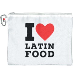 I Love Latin Food Canvas Cosmetic Bag (xxxl) by ilovewhateva