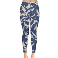 Bird Animal Animal Background Leggings  by Vaneshop