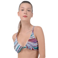 Abstract Background Ornamental Knot Up Bikini Top by Vaneshop