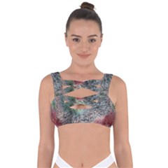 Design Pattern Scarf Gradient Bandaged Up Bikini Top by Vaneshop