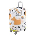 Seamless Pattern Of Cute Dog Puppy Cartoon Funny And Happy Luggage Cover (Small) View2