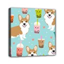 Welsh Corgi Boba Tea Bubble Cute Kawaii Dog Breed Mini Canvas 6  x 6  (Stretched) View1