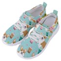 Welsh Corgi Boba Tea Bubble Cute Kawaii Dog Breed Women s Velcro Strap Shoes View2