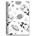 Panda Floating In Space And Star 5.5  x 8.5  Notebook View1