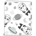 Panda Floating In Space And Star 8  x 10  Hardcover Notebook View2