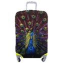 Peacock Feathers Luggage Cover (Medium) View1