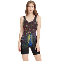 Peacock Feathers Women s Wrestling Singlet by Wav3s