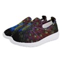 Peacock Feathers Women s Slip On Sneakers View2