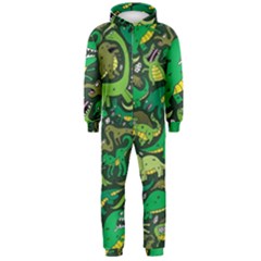 Dino Kawaii Hooded Jumpsuit (men) by Wav3s