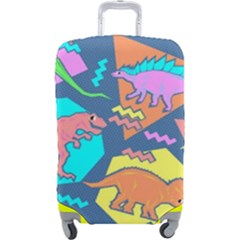 Dinosaur Pattern Luggage Cover (large) by Wav3s