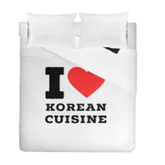 I Love Korean Cuisine Duvet Cover Double Side (full/ Double Size) by ilovewhateva