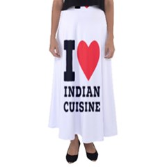 I Love Indian Cuisine Flared Maxi Skirt by ilovewhateva