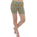 Owl Bird Pattern Lightweight Velour Yoga Shorts View1