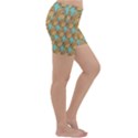 Owl Bird Pattern Lightweight Velour Yoga Shorts View3