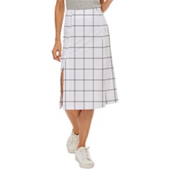 Mesh Midi Panel Skirt by zhou