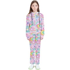 Bears Kawaii Pattern Kids  Tracksuit by Cowasu