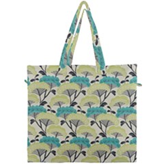 Flora Nature Color Japanese Patterns Canvas Travel Bag by Cowasu