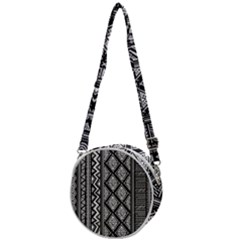 Tribal African Pattern Crossbody Circle Bag by Cowasu