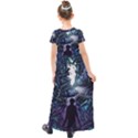 Horror Psychedelic Art Kids  Short Sleeve Maxi Dress View2