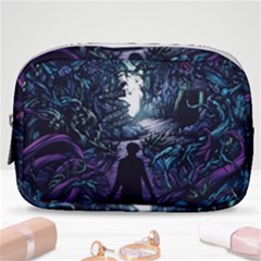 Horror Psychedelic Art Make Up Pouch (small) by Cowasu