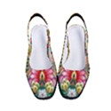 Pink Peacock Bird Pattern Texture Women s Classic Slingback Heels View1