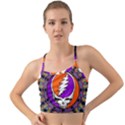 Gratefuldead Grateful Dead Pattern Mini Tank Bikini Top View1