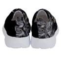 Angry Lion Black And White Kids  Velcro No Lace Shoes View4