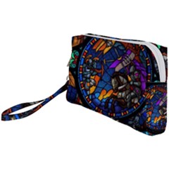 The Game Monster Stained Glass Wristlet Pouch Bag (small) by Cowasu