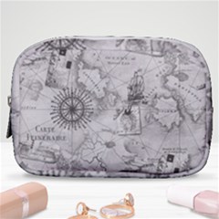 Vintage Cartography Atlas Nautical Map Make Up Pouch (small) by Cowasu