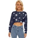 Flowers Pattern Pattern Flower Texture Lightweight Long Sleeve Sweatshirt View1