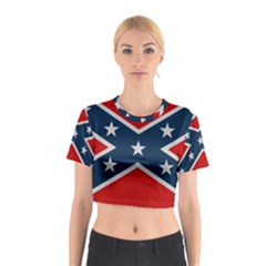 Rebel Flag  Cotton Crop Top by Jen1cherryboot88