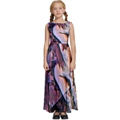 Prismatic Pride Kids  Satin Sleeveless Maxi Dress by MRNStudios