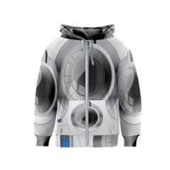 Washing Machines Home Electronic Kids  Zipper Hoodie by Cowasu