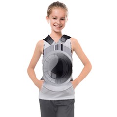 Washing Machines Home Electronic Kids  Sleeveless Hoodie by Cowasu