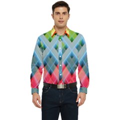 Graphics Colorful Colors Wallpaper Graphic Design Men s Long Sleeve  Shirt by Amaryn4rt