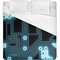 A Completely Seamless Background Design Circuitry Duvet Cover (King Size) View1