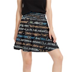 Close Up Code Coding Computer Waistband Skirt by Amaryn4rt