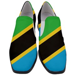 Flag Of Tanzania Women Slip On Heel Loafers by Amaryn4rt