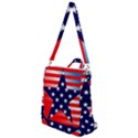 Patriotic american usa design red Crossbody Backpack View1