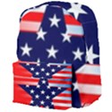 Patriotic american usa design red Giant Full Print Backpack View4